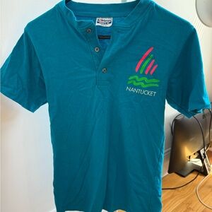 Vintage Nantucket Hanes beefy tee